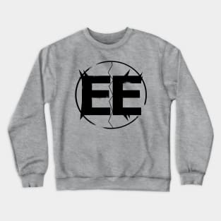 EXPLODING EARTHS E/E HERO LOGO - BLACK Crewneck Sweatshirt